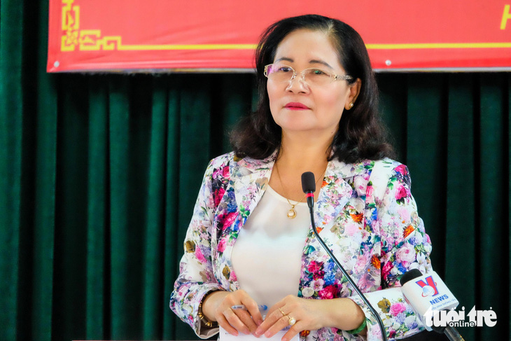 Bà Nguyễn Thị Lệ, chủ tịch HĐND TP.HCM - Ảnh: PHƯƠNG NHI