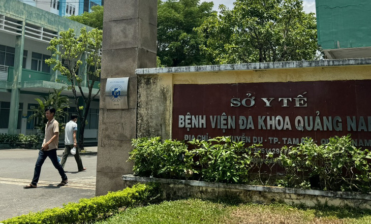 Bệnh viện Đa khoa Quảng Nam nơi có vụ việc siêu âm, chẩn đoán u nang buồng trứng phải nhưng phẫu thuật bóc u trái - Ảnh: LÊ TRUNG