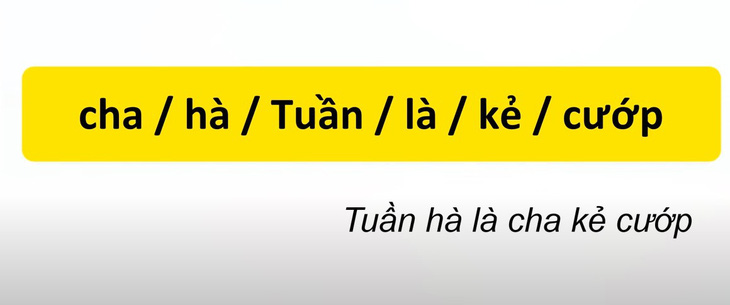 Thử tài tiếng Việt: Sắp xếp các từ sau thành câu có nghĩa (P87)- Ảnh 2.
