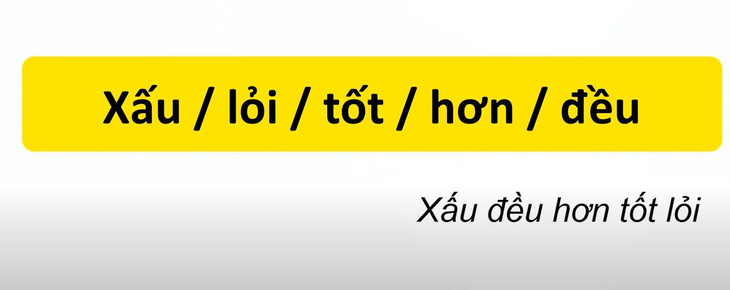 Thử tài tiếng Việt: Sắp xếp các từ sau thành câu có nghĩa (P88)- Ảnh 4.