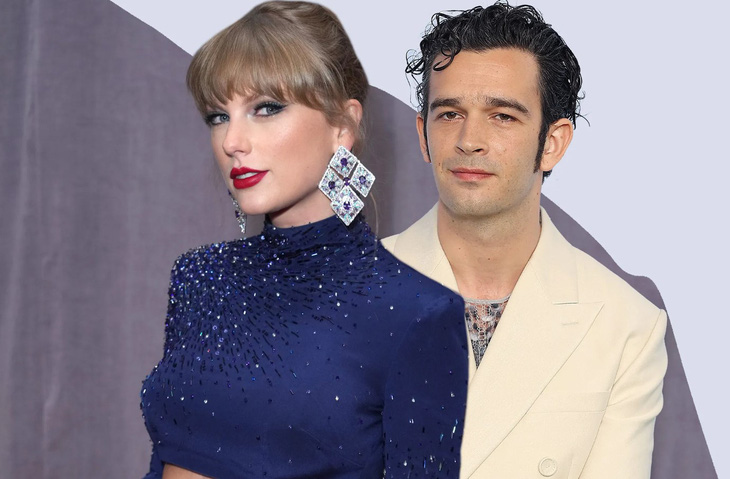 Taylor Swift và tình cũ Matty Healy - anh chàng 