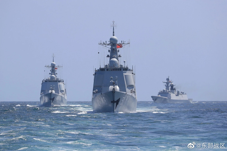 Tàu đổ bộ Tỉnh Cương Sơn - Ảnh: SOUTH CHINA MORNING POST