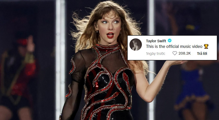 Bình luận chấn động của Taylor Swift dành cho 1 TikToker.