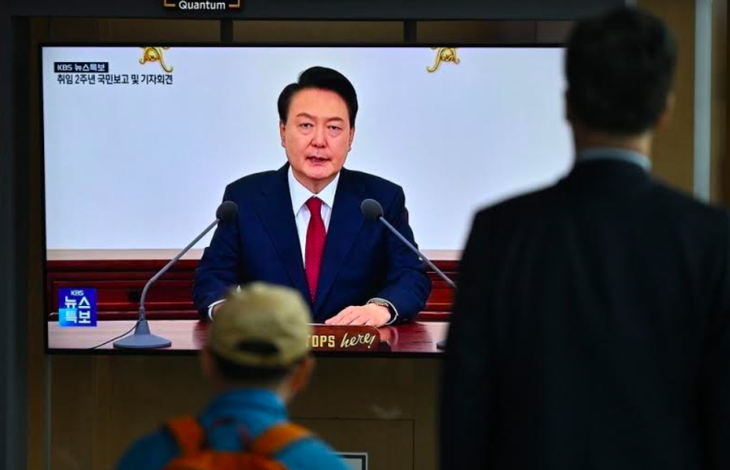 Tổng thống Hàn Quốc Yoon Suk Yeol - Ảnh: AFP