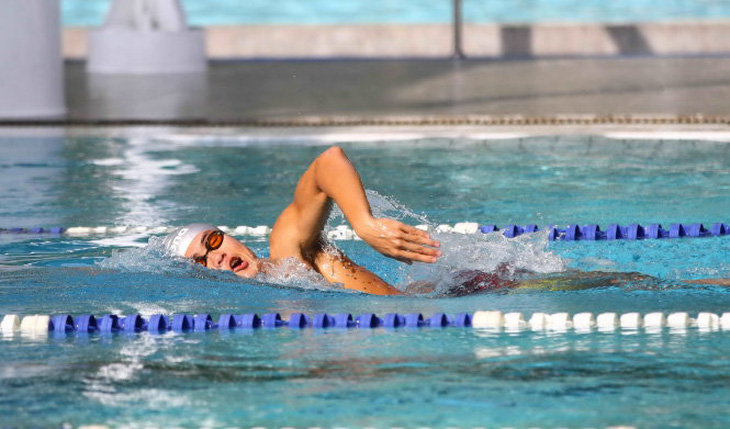 Tư thế bơi sải của Lâm Quang Nhật - VĐV từng giành 2 HCV SEA Games - Ảnh tư liệu