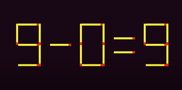 Thử tài IQ: Di chuyển hai que diêm để 9-2=8 thành phép tính đúng- Ảnh 2.
