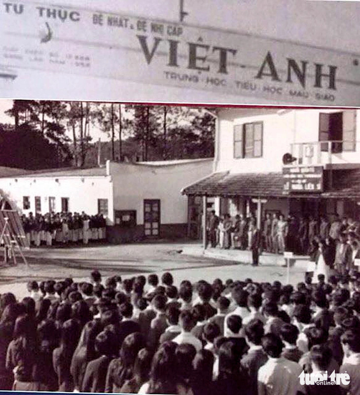 Trường Việt Anh (Đà Lạt) khi xưa do ông  Lê Phỉ sáng lập và làm hiệu trưởng - Ảnh tư liệu