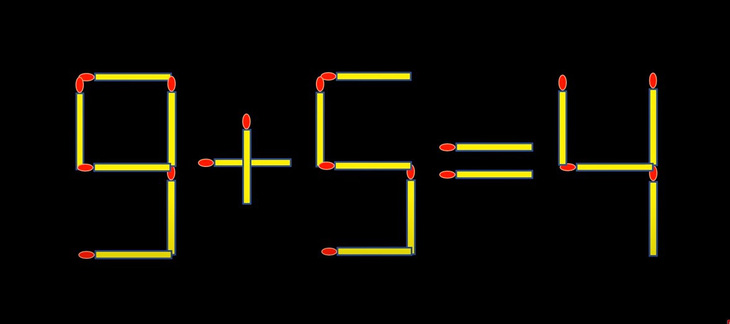 Thử tài IQ: Di chuyển hai que diêm để 6+8=1 thành phép tính đúng- Ảnh 5.