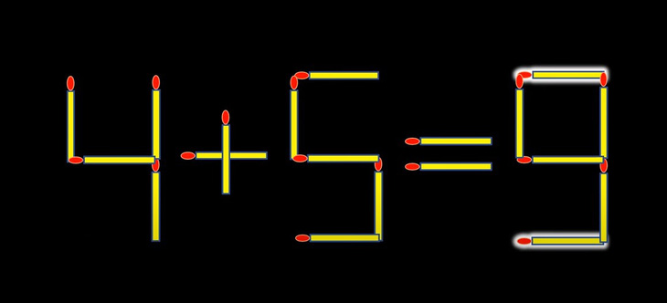 Thử tài IQ: Di chuyển hai que diêm để 6+8=1 thành phép tính đúng- Ảnh 6.