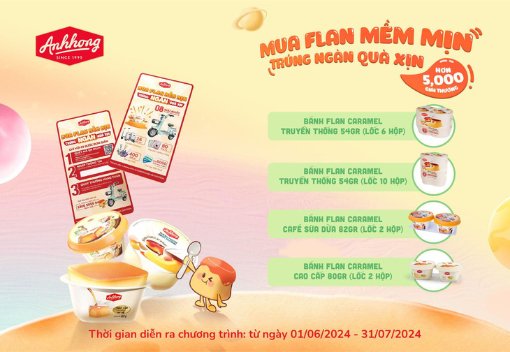 Mua bánh Flan Ánh Hồng, trúng ngàn quà xịn- Ảnh 3.