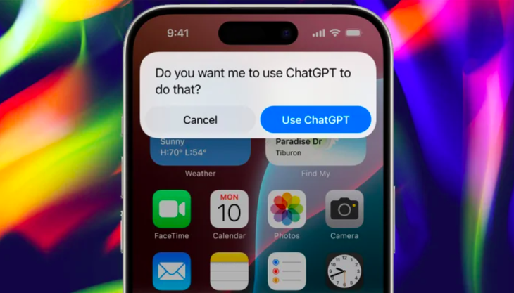 Apple sẽ mang ChatGPT vào các ứng dụng của mình, gồm cả Siri - Ảnh chụp màn hình