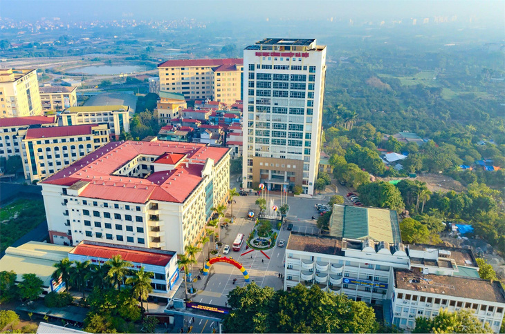 Khuôn viên trường Đại học công nghiệp Hà Nội