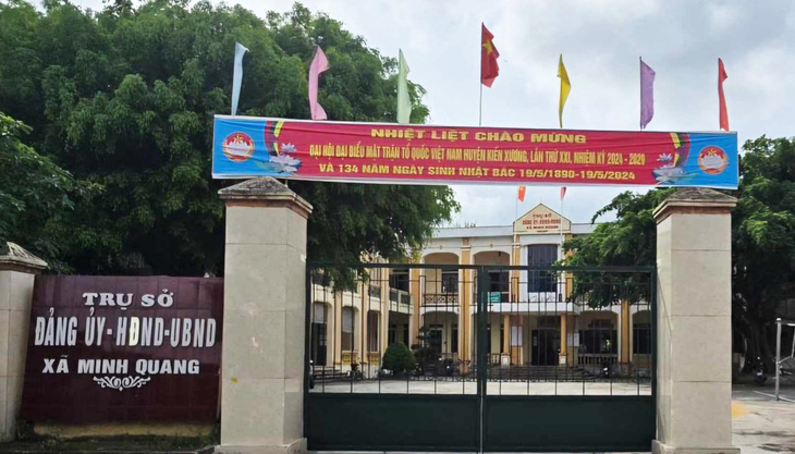 Thêm hai cán bộ bị khởi tố để điều tra hành vi làm trái quy định pháp luật về đất đai xảy ra tại xã Minh Quang, huyện Kiến Xương, tỉnh Thái Bình - Ảnh: K.LINH