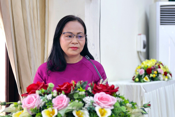 Bà Lương Thị Lan - phó chủ tịch UBND huyện Trảng Bom - bị kỷ luật cảnh cáo liên quan vụ sai phạm ở dự án khu dân cư Tân Thịnh - Ảnh: A.B.