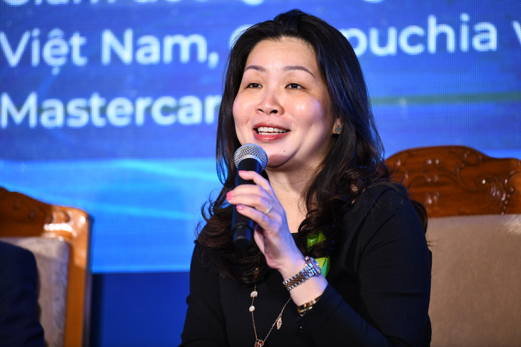 Bà Winnie Wong - giám đốc quốc gia, Việt Nam, Campuchia và Lào của Mastercard - Ảnh: QUANG ĐỊNH