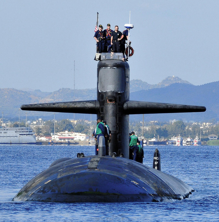 Tàu ngầm hạt nhân USS Helena của hải quân Mỹ - Ảnh: Hải quân Mỹ
