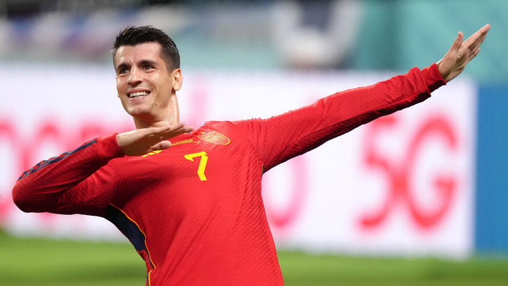 Morata - niềm hy vọng của tuyển Tây Ban Nha trước Croatia ở ngày ra quân Euro 2024 - Ảnh: REUTERS
