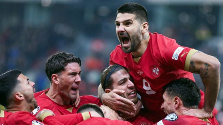 Tuyển Serbia đối diện thử thách lớn là tuyển Anh ở trận ra quân Euro 2024 - Ảnh: REUTERS