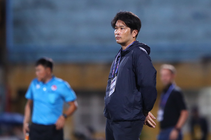 HLV Daiki Iwamasa vui khi CLB Hà Nội có đa dạng cầu thủ ghi bàn - Ảnh: MINH ĐỨC