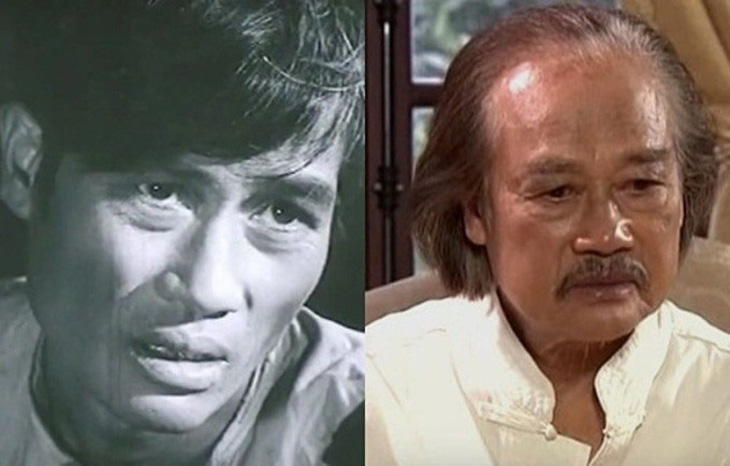 Diễn viên Anh Thái trong phim Chị Dậu (bìa trái) và phim Cầu vồng tình yêu