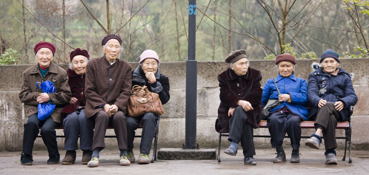 Xã hội Trung Quốc đang già hóa nhanh chóng. Ảnh: Getty