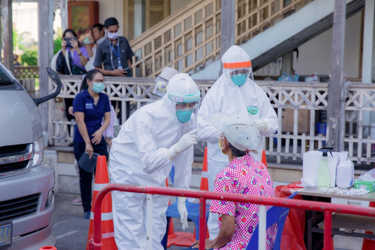 Thái Lan ghi nhận các ca nhiễm COVID-19 liên quan đến biến thể KP.2 gia tăng đáng kể trong thời gian gần đây - Ảnh: Văn phòng An ninh y tế Thái Lan