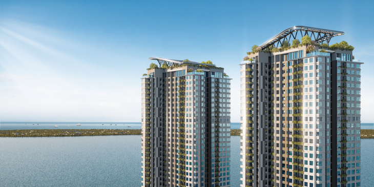 100% căn hộ tại Seaview Residences đều đón gió biển