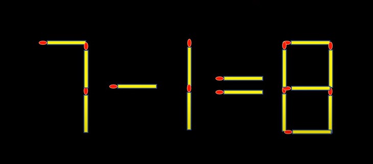Thử tài IQ: Di chuyển hai que diêm để 1+1=19 thành phép tính đúng- Ảnh 3.