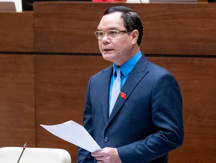 Chủ tịch Tổng liên đoàn Lao động Việt Nam Nguyễn Đình Khang - Ảnh: GIA HÂN