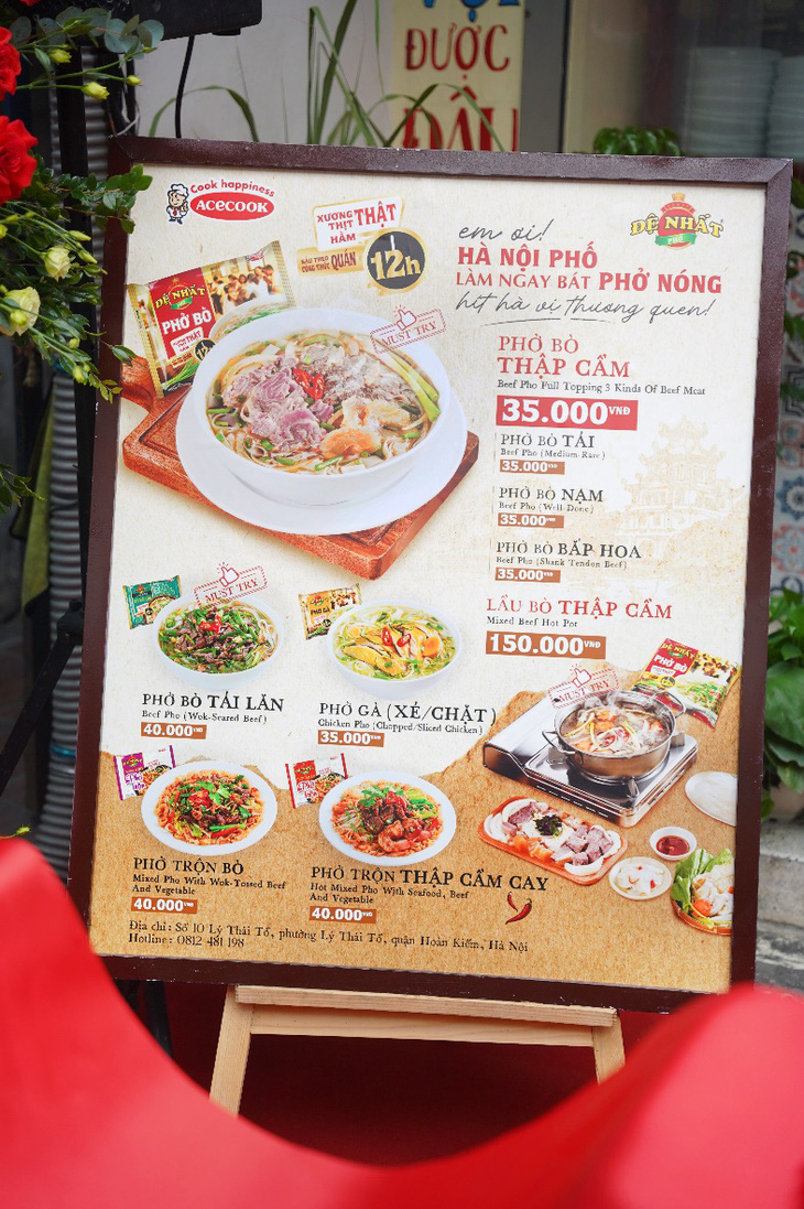 Acecook Việt Nam mở quán phở ăn liền Đệ Nhất tại Hà Nội- Ảnh 3.
