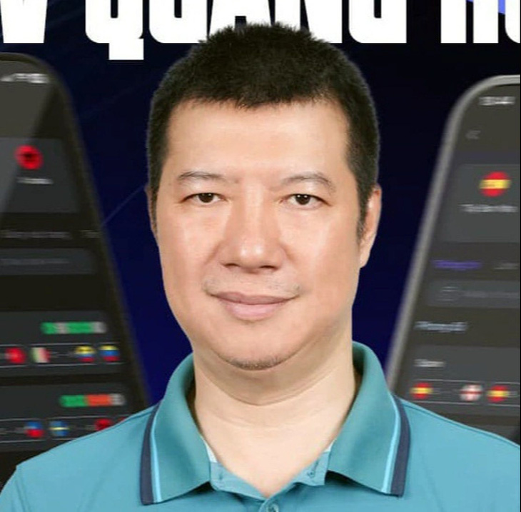 Bình luận viên Vũ Quang Huy - Ảnh: NVCC