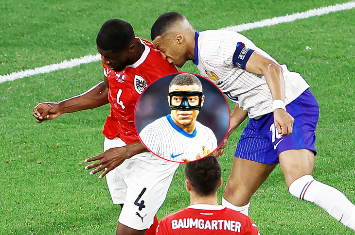 Tiền đạo tuyển Pháp Kylian Mbappe sẽ đeo mặt nạ thi đấu Euro 2024