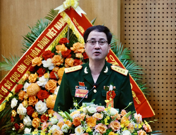 Đại tá Phạm Mạnh Thắng - cục trưởng Cục Gìn giữ hòa bình Việt Nam - Ảnh: HÀ THANH