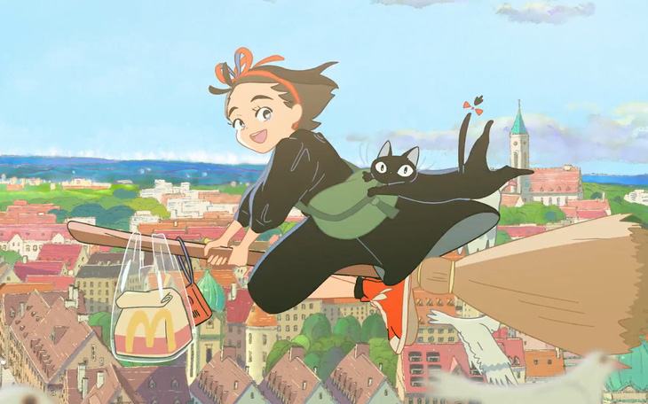 Bộ anime nổi tiếng của Ghibli xuất hiện trong quảng cáo  McDonald"s