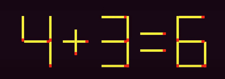 Thử tài IQ: Di chuyển hai que diêm để 0/2=3 thành phép tính đúng- Ảnh 5.