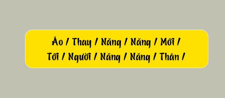 Thử tài tiếng Việt: Sắp xếp các từ sau thành câu có nghĩa (P109)- Ảnh 3.