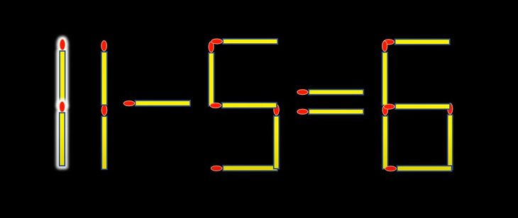 Thử tài IQ: Di chuyển hai que diêm để 1-9=8 thành phép tính đúng- Ảnh 2.