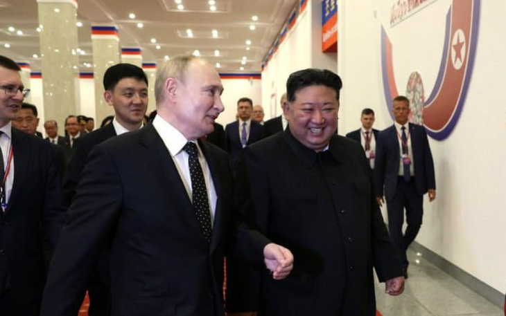 Triều Tiên trao tặng ông Putin Huân chương Kim Nhật Thành vì 