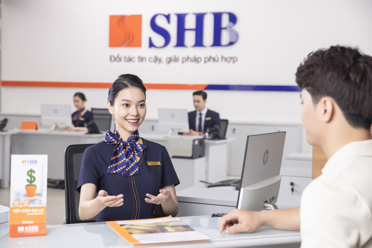 khách hàng của SHB có thể đăng ký dữ liệu sinh trắc học tại điểm giao dịch của ngân hàng trên toàn quốc hoặc ứng dụng ngân hàng điện tử - Ảnh: SHB