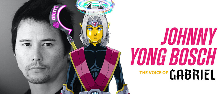 Johnny Yong Bosch trong vai Gabriel.