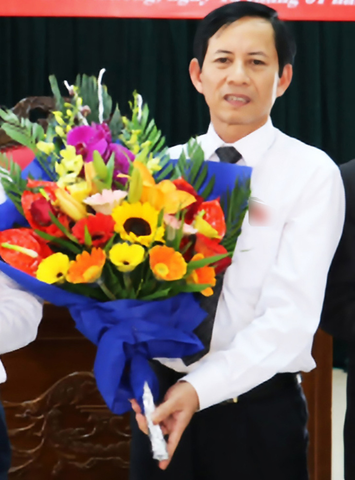 Ông Đỗ Xuân Khu - phó chủ tịch thường trực UBND huyện Kiến Xương, tỉnh Thái Bình - khi mới được bổ nhiệm - Ảnh: Cổng thông tin điện tử Kiến Xương