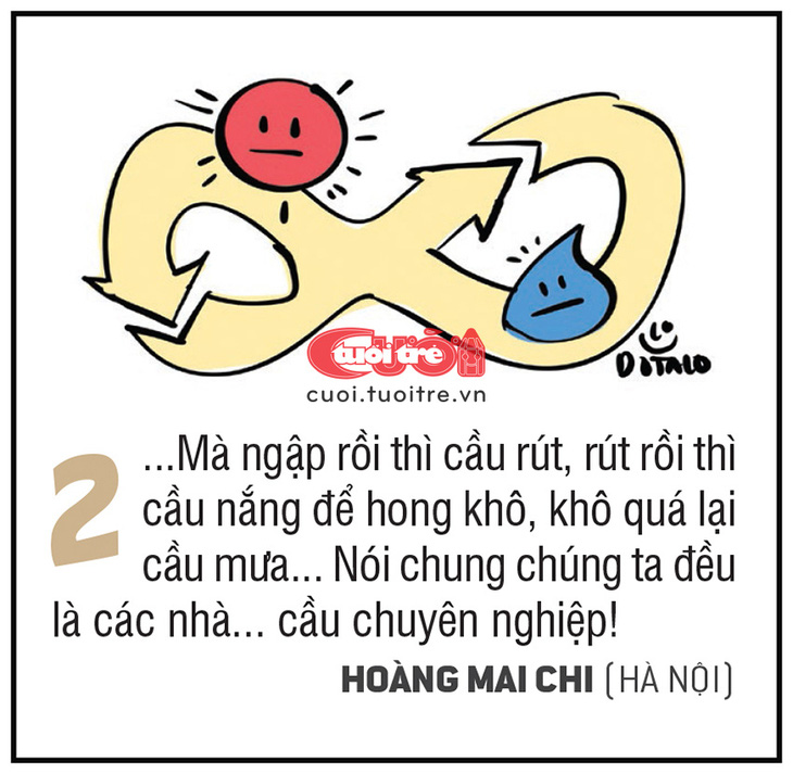 Dân đô thị: Sáng cầu mưa, trưa cầu nắng- Ảnh 2.