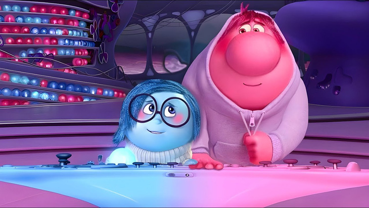 Hai nhân vật Buồn Bã và Xấu Hổ trong Inside Out 2 - Ảnh: PIxar