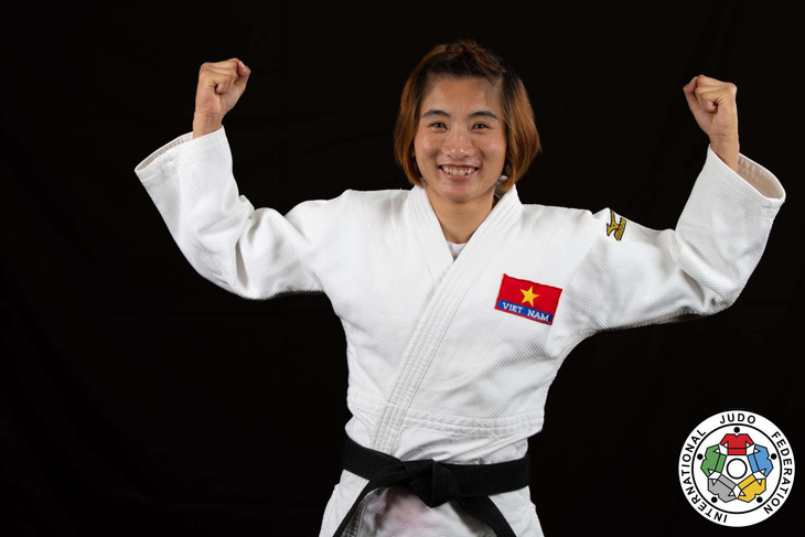 Nữ võ sĩ Hoàng Thị Tình giành suất chính thức dự Olympic 2024 ở hạng cân 48kg nữ - Ảnh: IJF