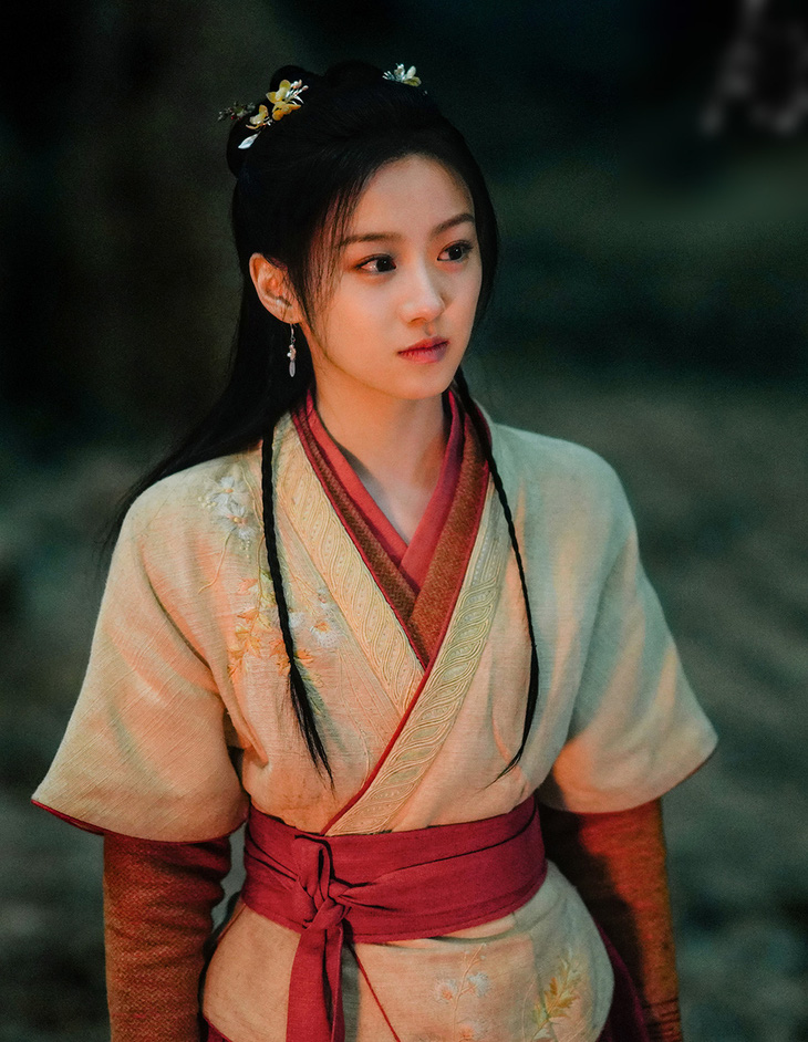 Nhan sắc của Bao Thượng Ân được đánh giá là xứng vai Hoàng Dung, tuy nhiên thần thái của nữ diễn viên được khán giả chê chưa đạt - Ảnh: QQ