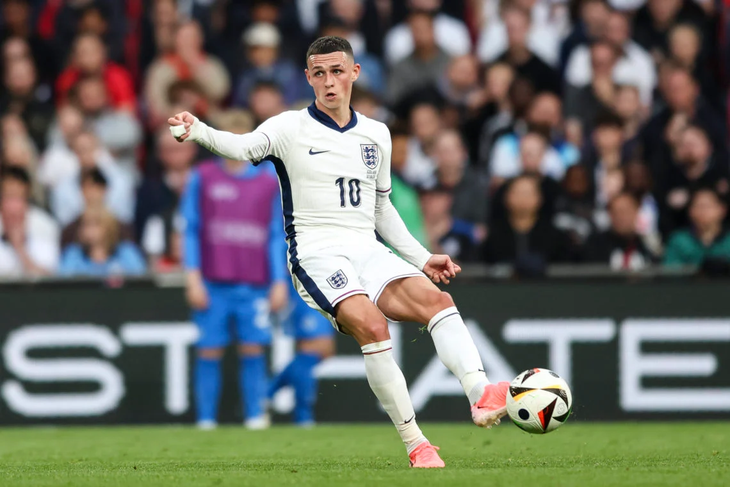 Phil Foden trong màu áo tuyển Anh. Ảnh: Manchester City News