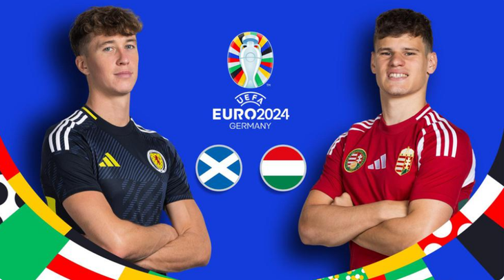 Máy tính dự đoán đội tuyển Scotland sẽ thắng Hungary trong lượt trận thứ ba tại bảng A Euro 2024, lúc 2h ngày 24-6 - Đồ họa: AN BÌNH