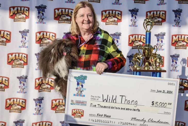 Wild Thang cùng cô chủ của mình nhận được giải thưởng 5.000 USD tiền mặt. 
