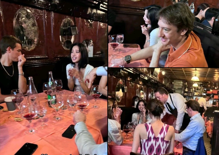 Hình ảnh Lisa dùng bữa cùng gia đình bạn trai - Ảnh: X
