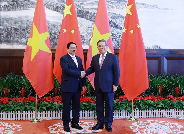 Thủ tướng Trung Quốc Lý Cường khẳng định mở cửa hơn nữa cho hàng hóa Việt Nam - Ảnh: D.GIANG